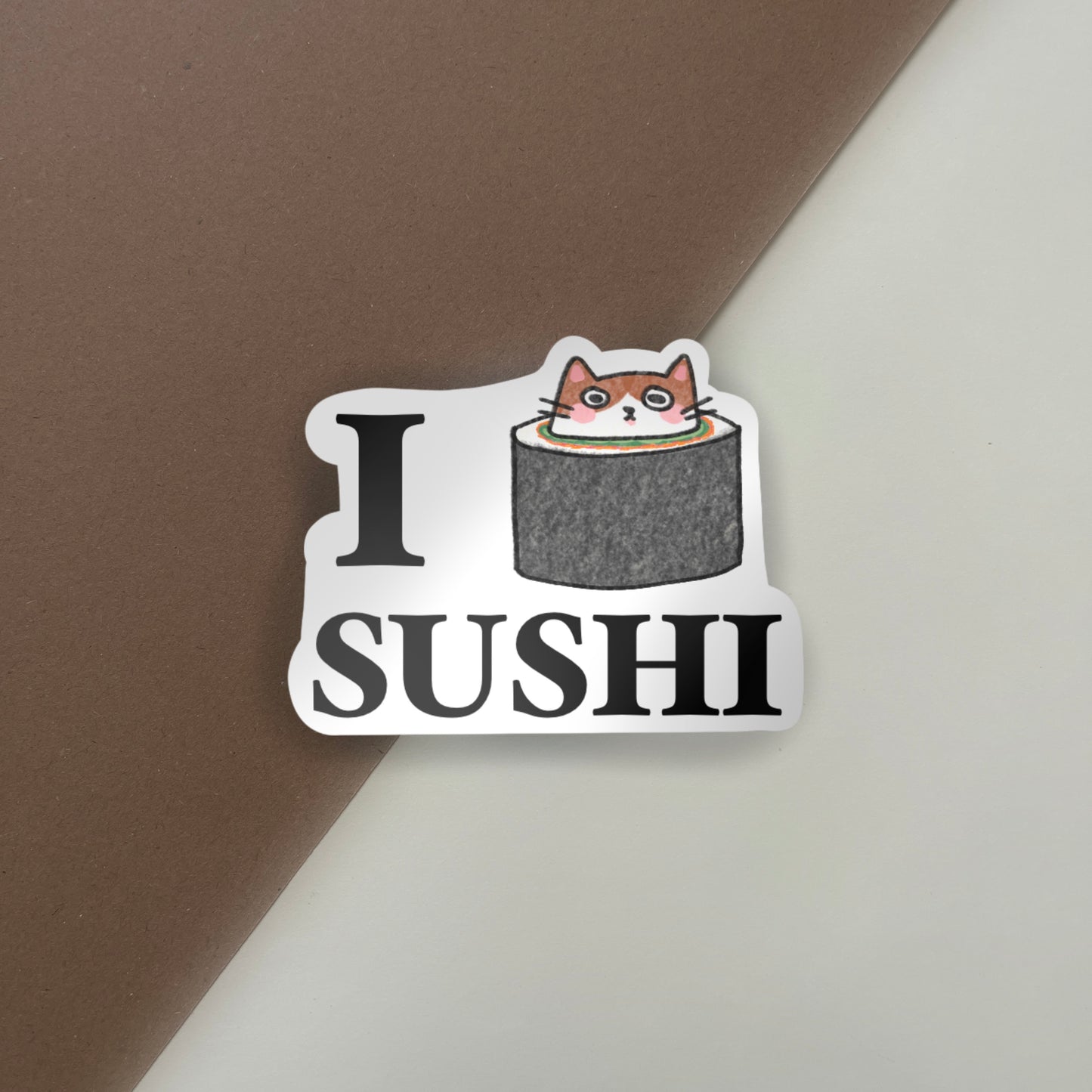 Sushi cat sticker