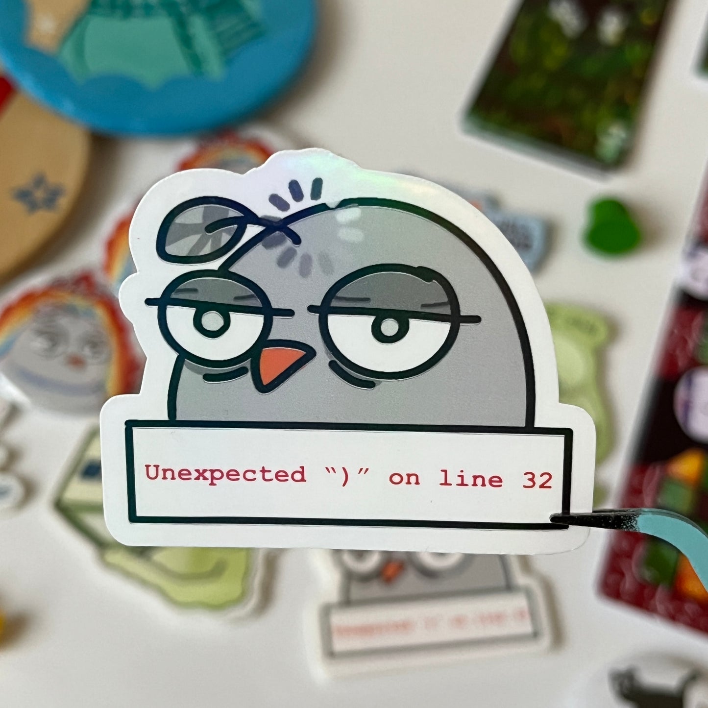 Unexpected error sticker