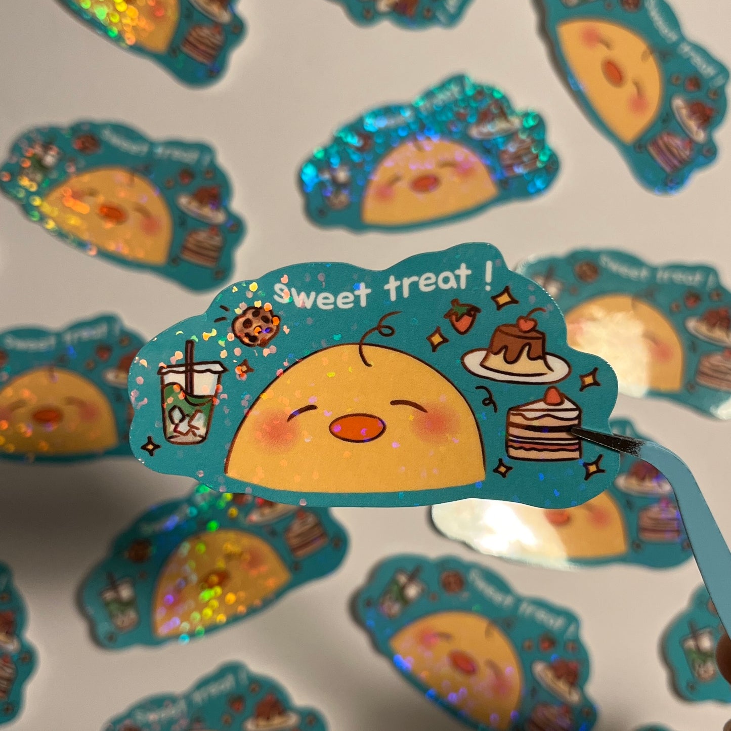 sweet treat ducky sticker