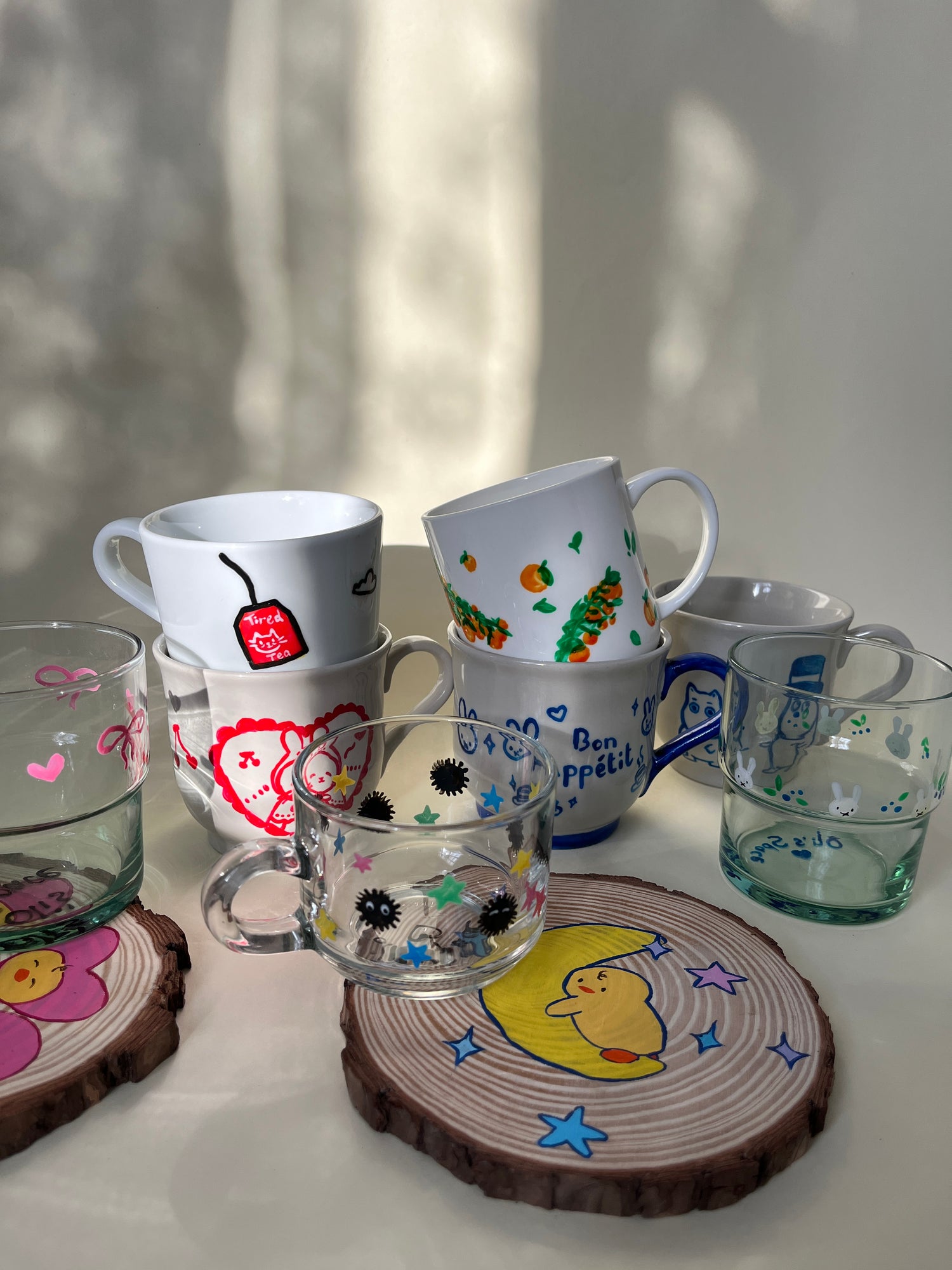 Mugs and coasters