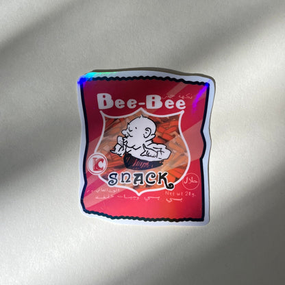 Red “matai” sticker