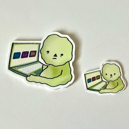 Designer smiski sticker