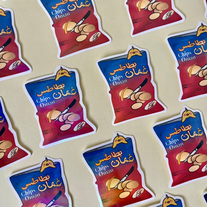 Oman chips sticker