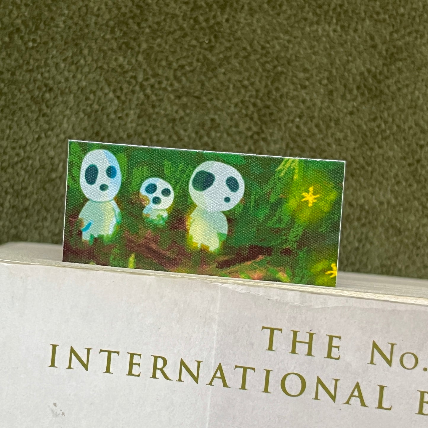 Princess Mononoke forest spirits bookmark
