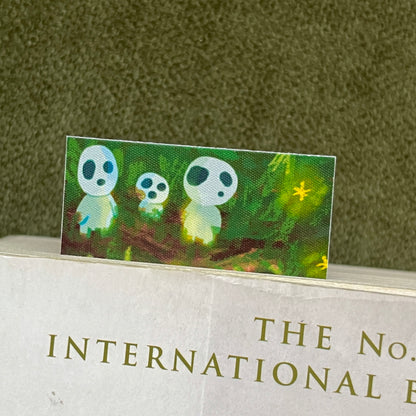 Princess Mononoke forest spirits bookmark