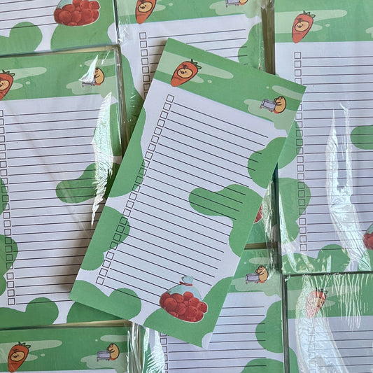 Grocery Checklist memopad