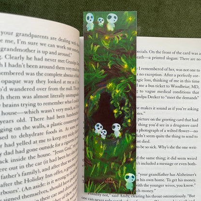 Princess Mononoke forest spirits bookmark