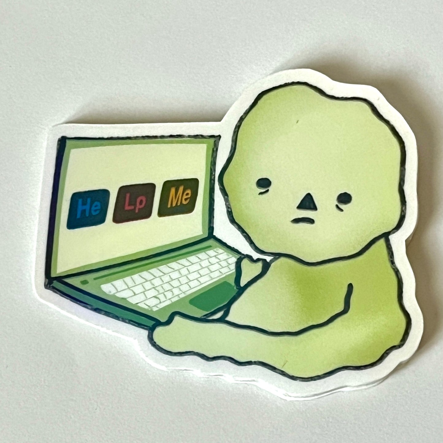 Designer smiski sticker