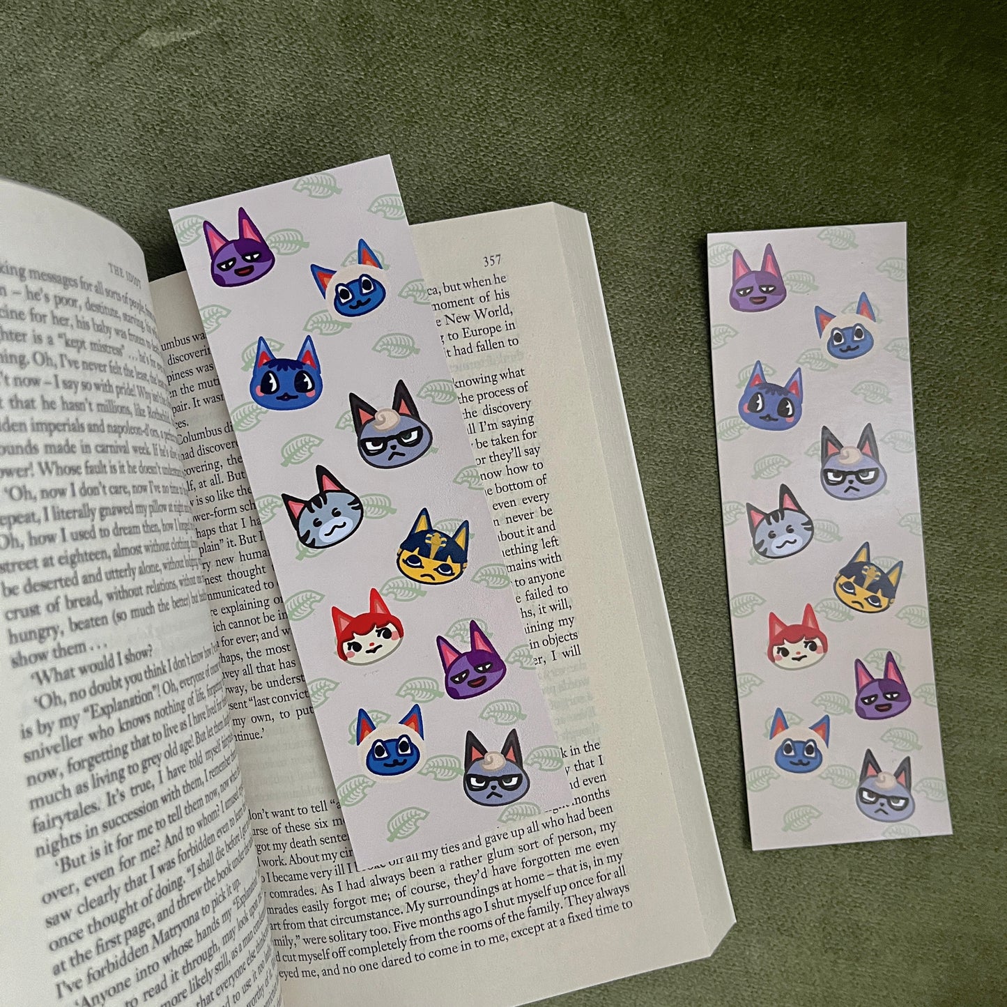 Animal crossing bookmark