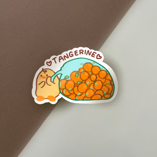Tangerine sticker