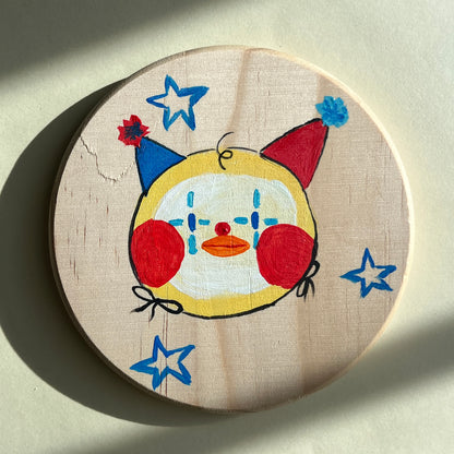 Ducky clown coaster