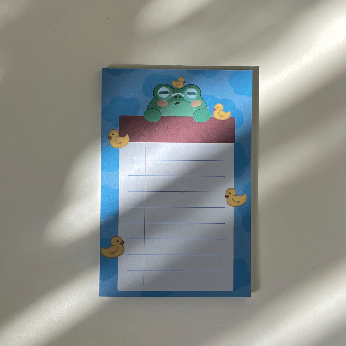 Froggy memo pad