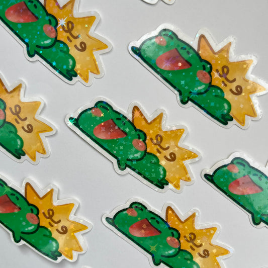 Weeew frog sticker