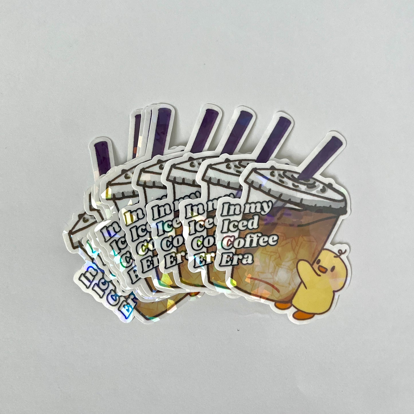 Iced coffee sticker