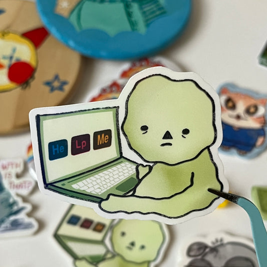 Designer smiski sticker