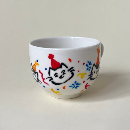 Party kitties mug