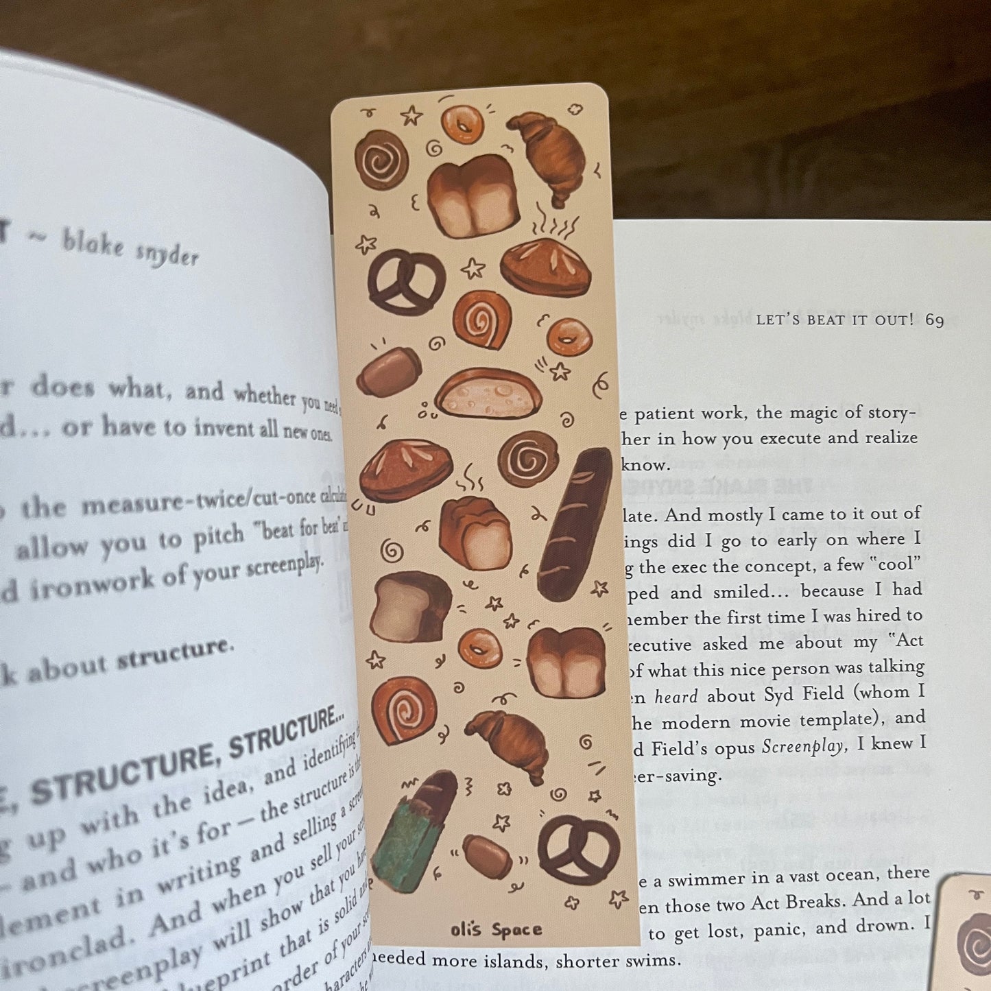 Bread bookmark
