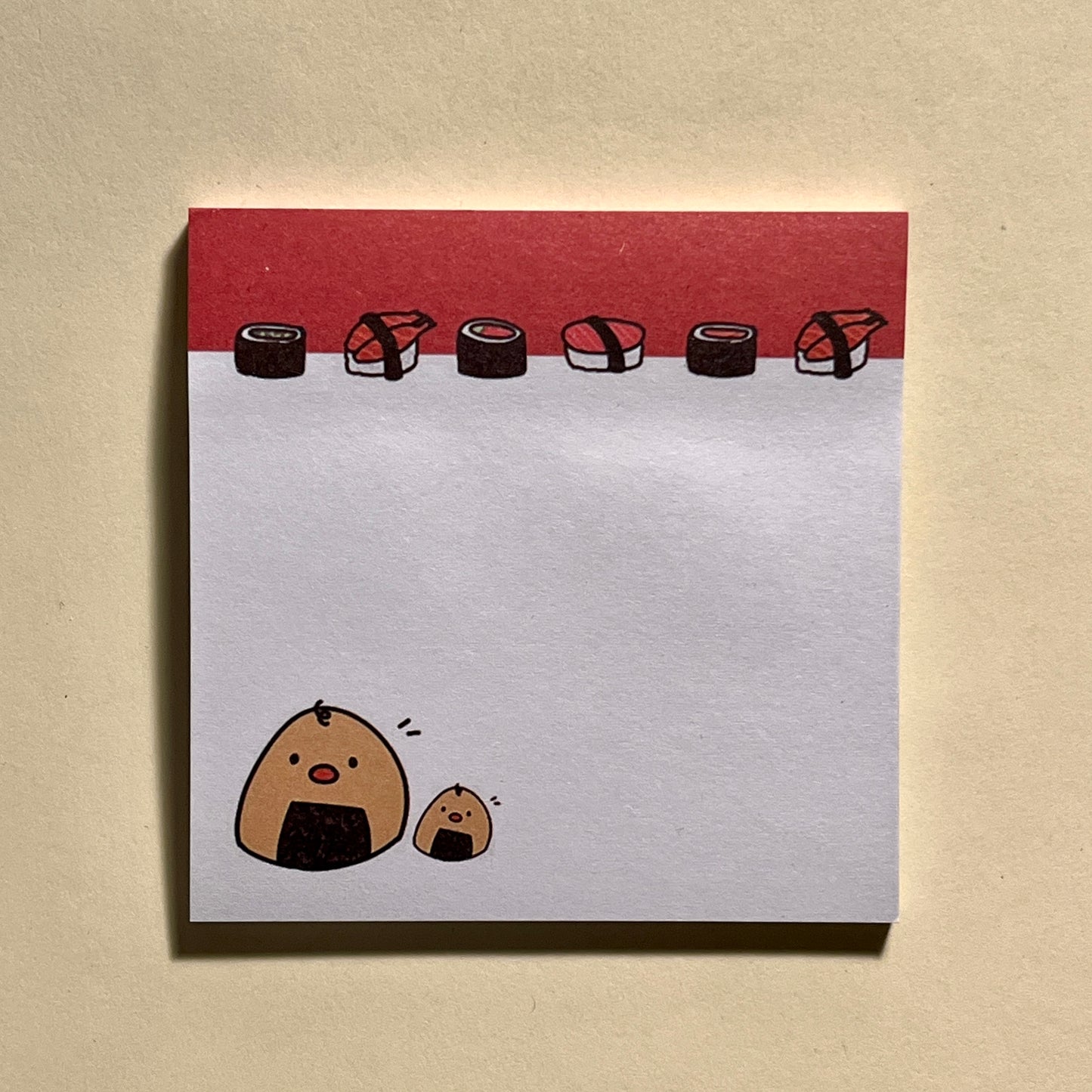 Sushi sticky note
