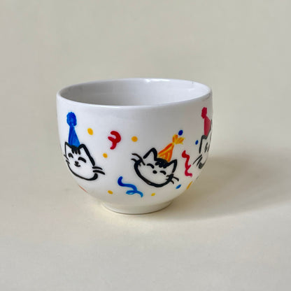 Party kitties mug