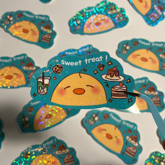 sweet treat ducky sticker