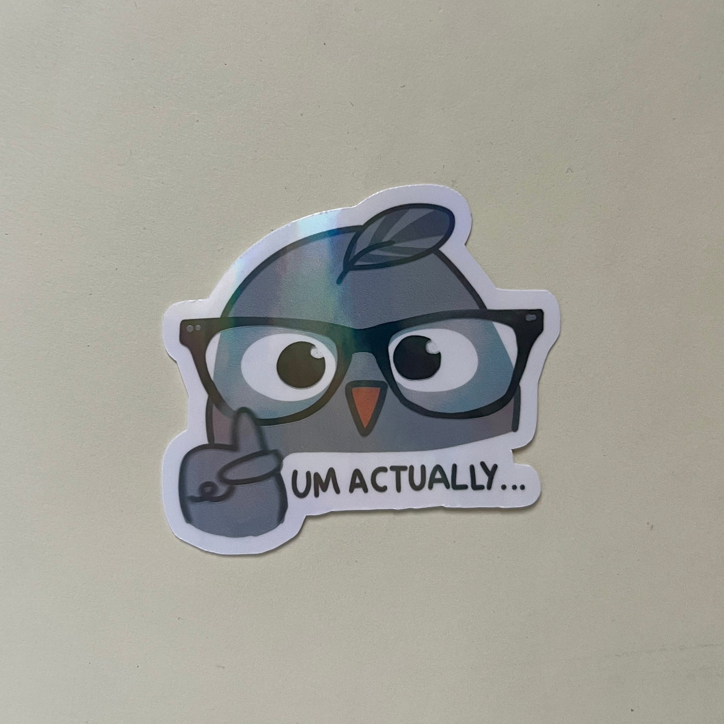 Um actually sticker