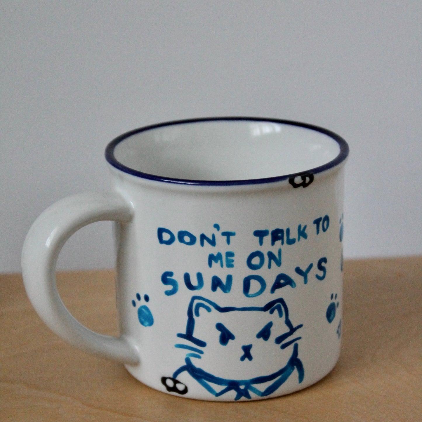 Sunday cat cup