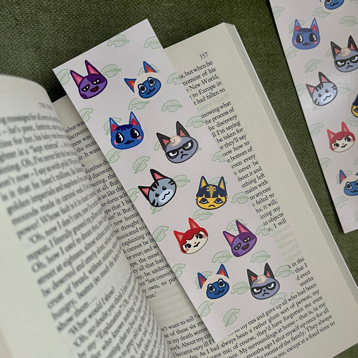 Animal crossing bookmark