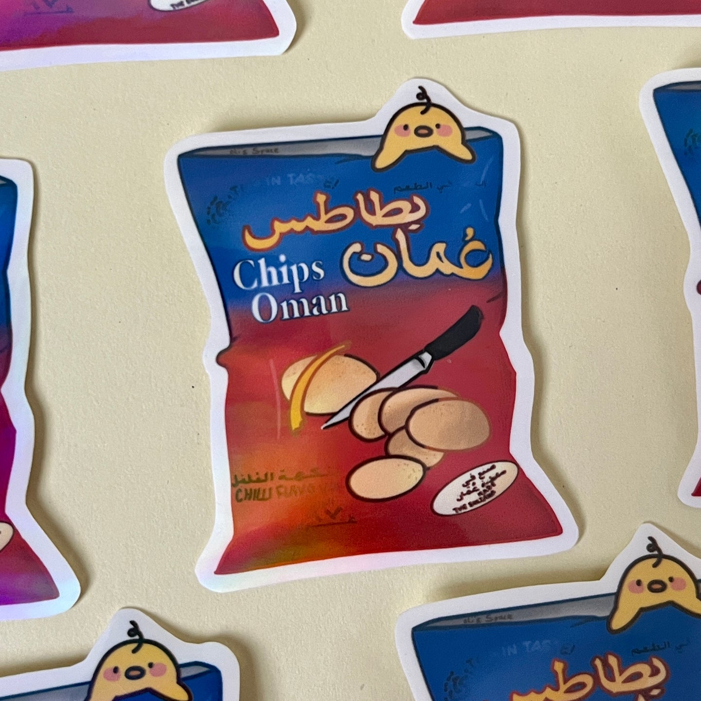 Oman chips sticker