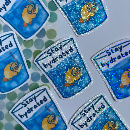 Stay hydrated sticker