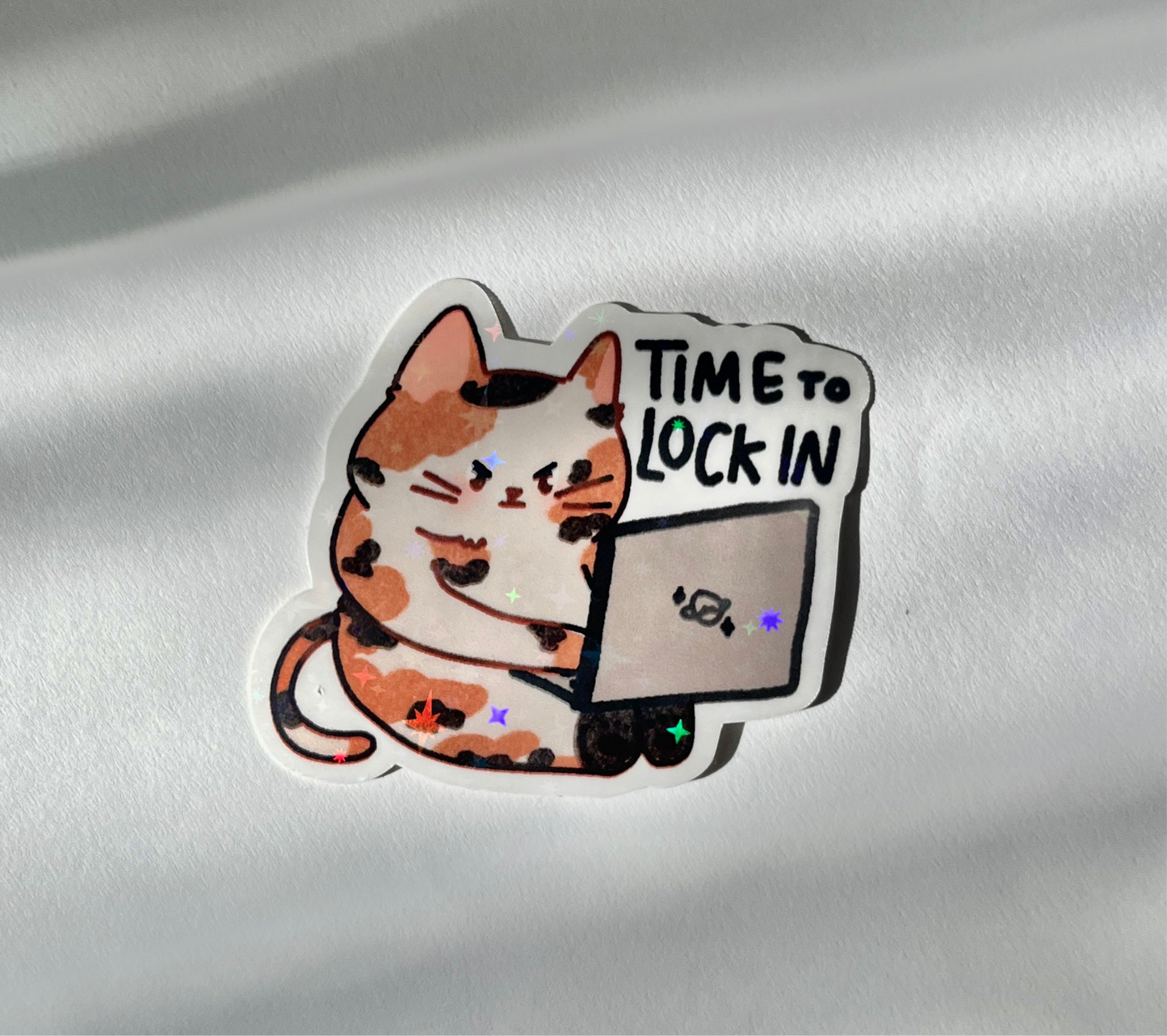Time to lock in sticker
