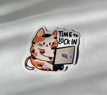 Time to lock in sticker