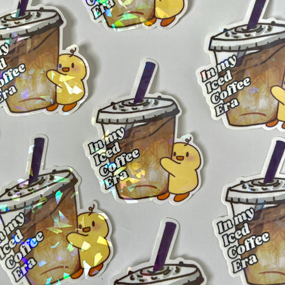 Iced coffee sticker