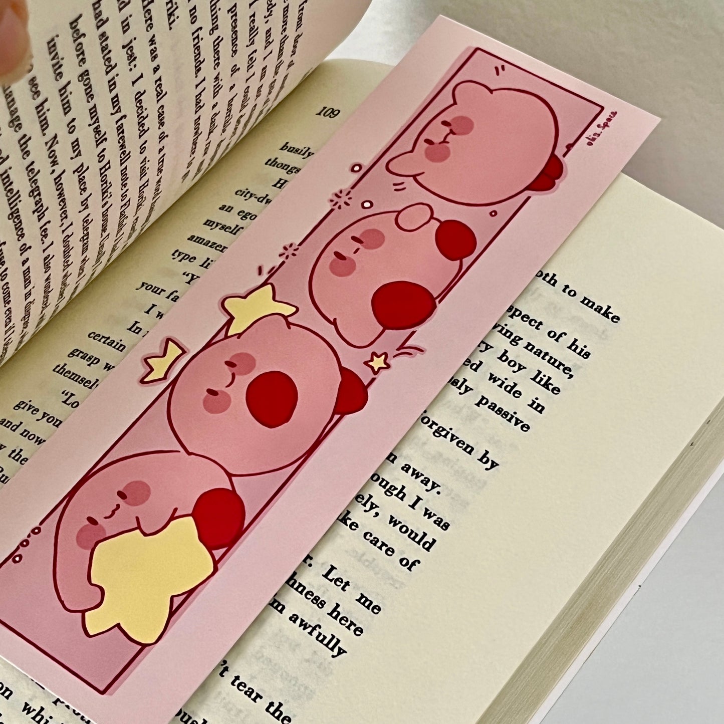 Kirby bookmark