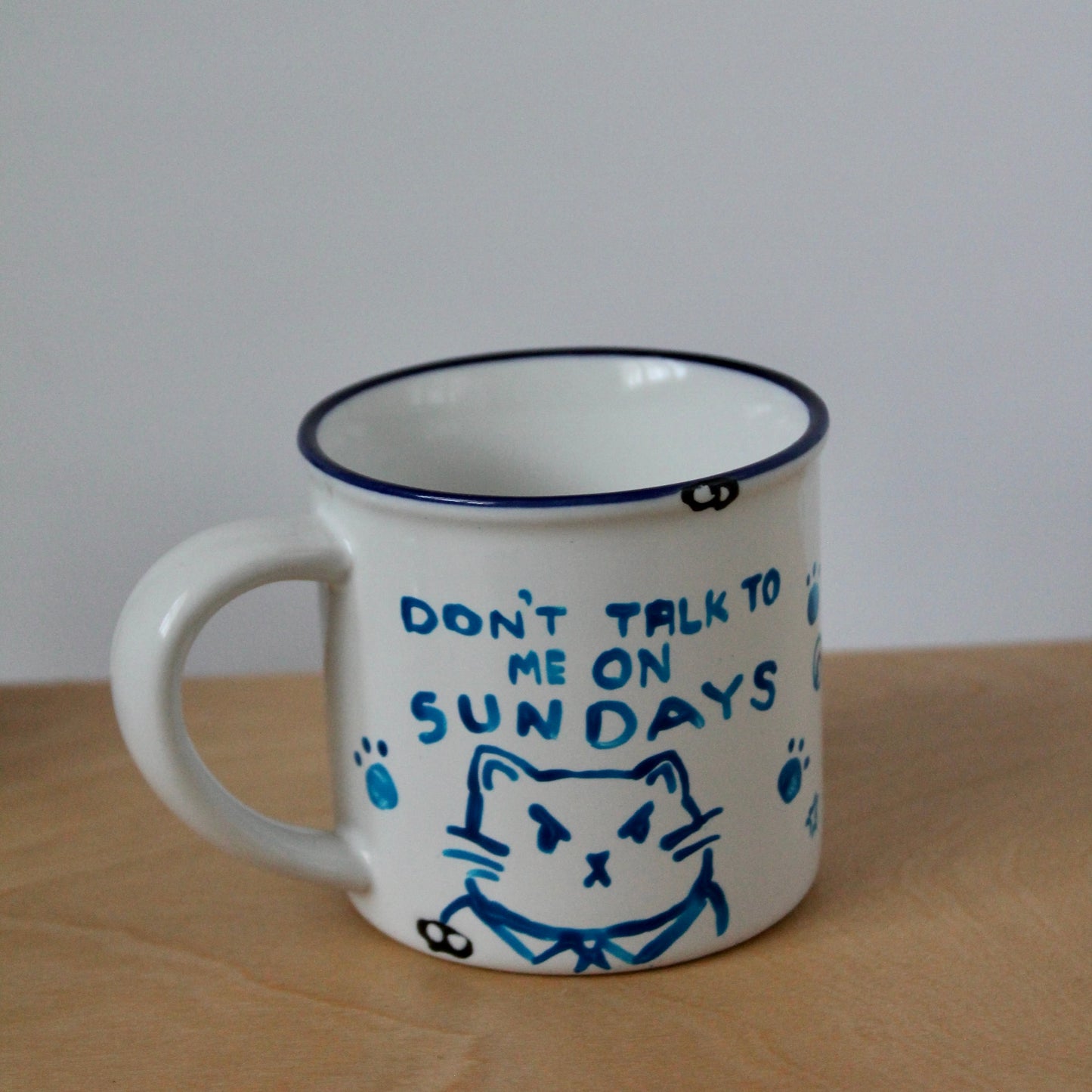 Sunday cat cup