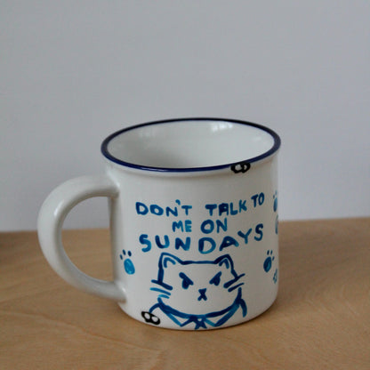 Sunday cat cup