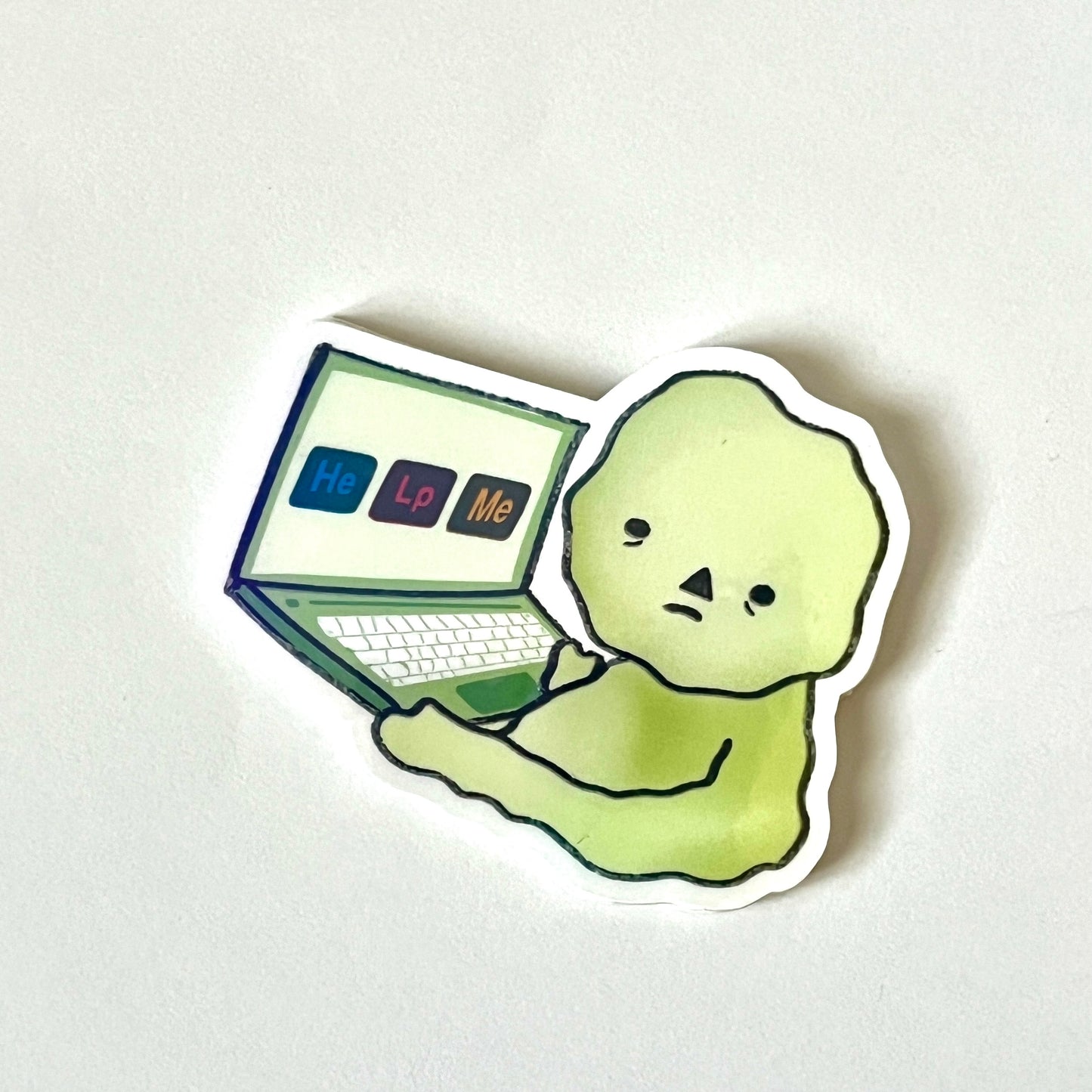 Designer smiski sticker