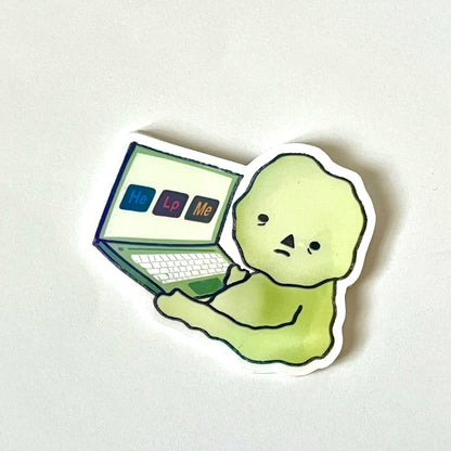 Designer smiski sticker