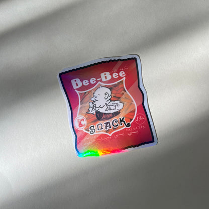 Red “matai” sticker