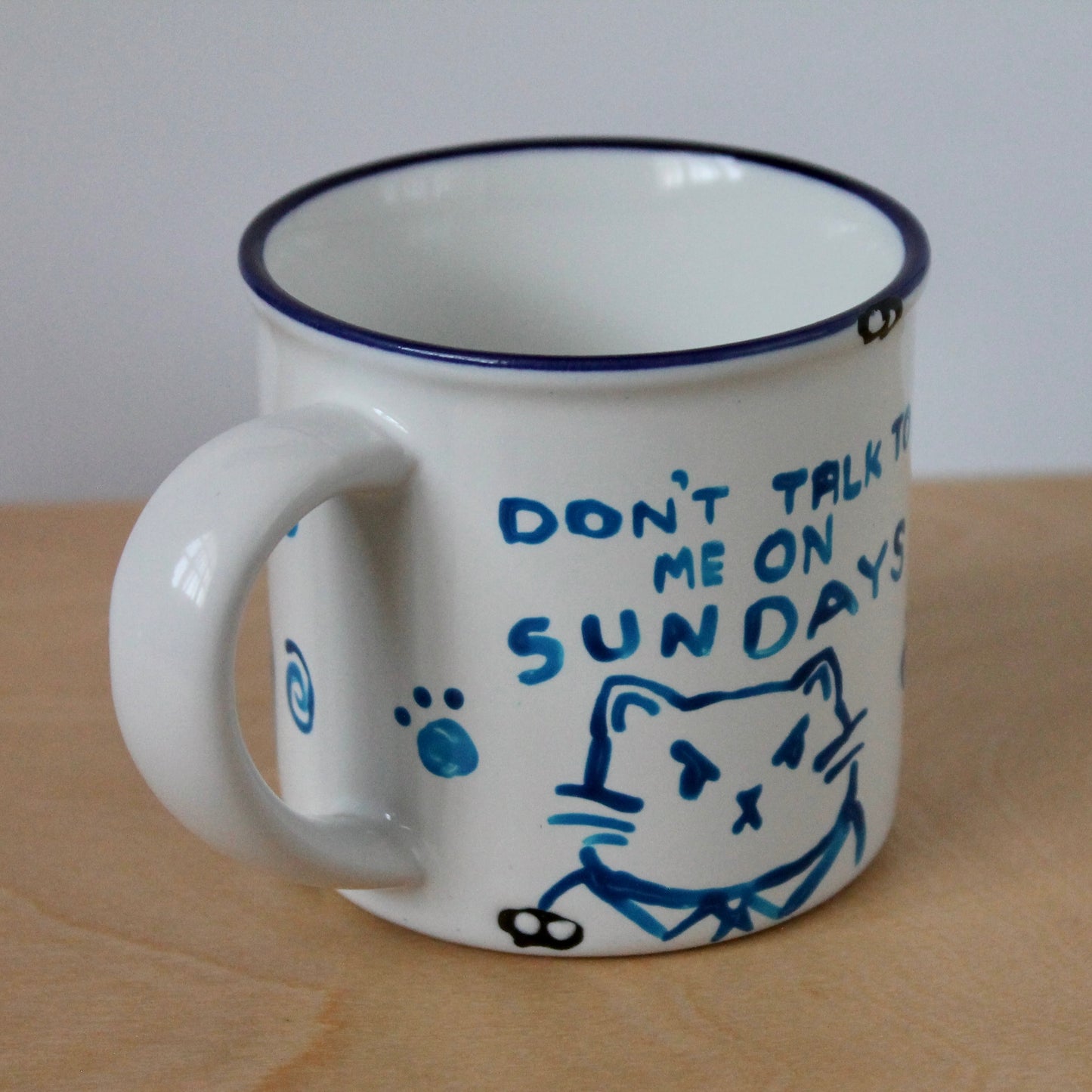 Sunday cat cup