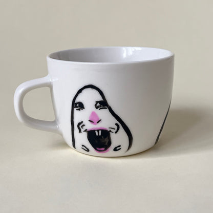 Silly hamster mug