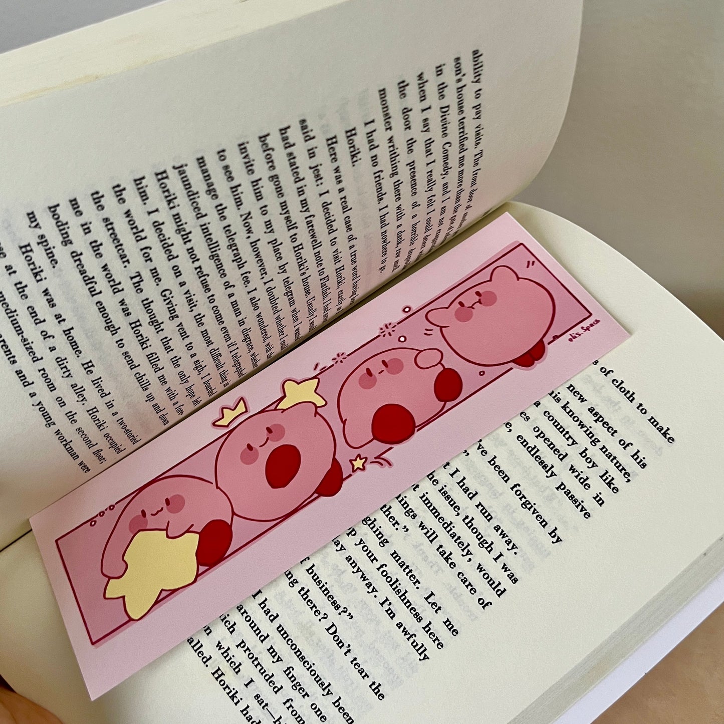 Kirby bookmark