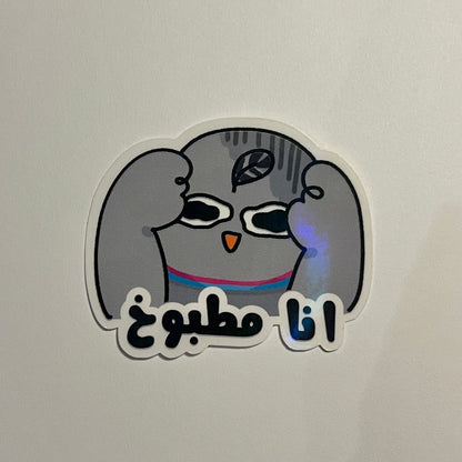 Im cooked arabic sticker