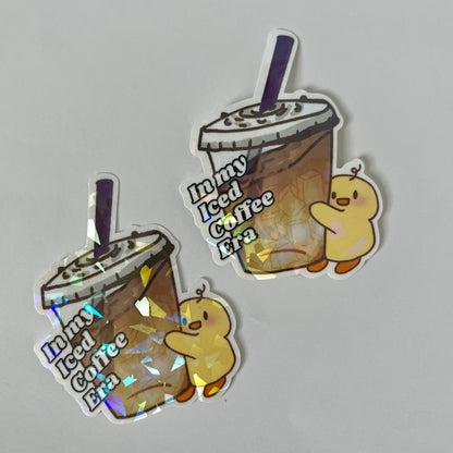 Iced coffee sticker