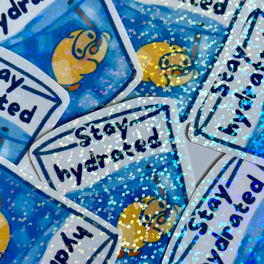 Stay hydrated sticker
