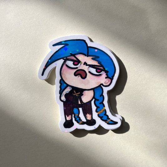 Jinx arcane sticker