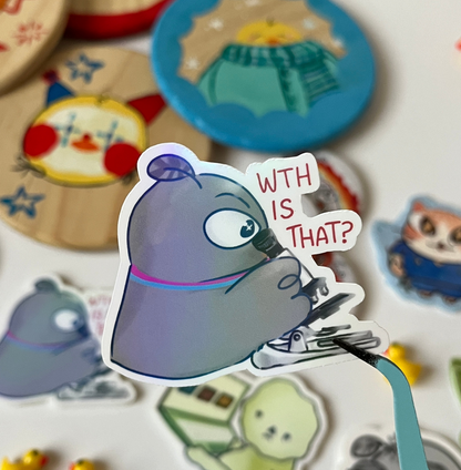 Biologist pookie sticker