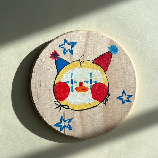 Ducky clown coaster