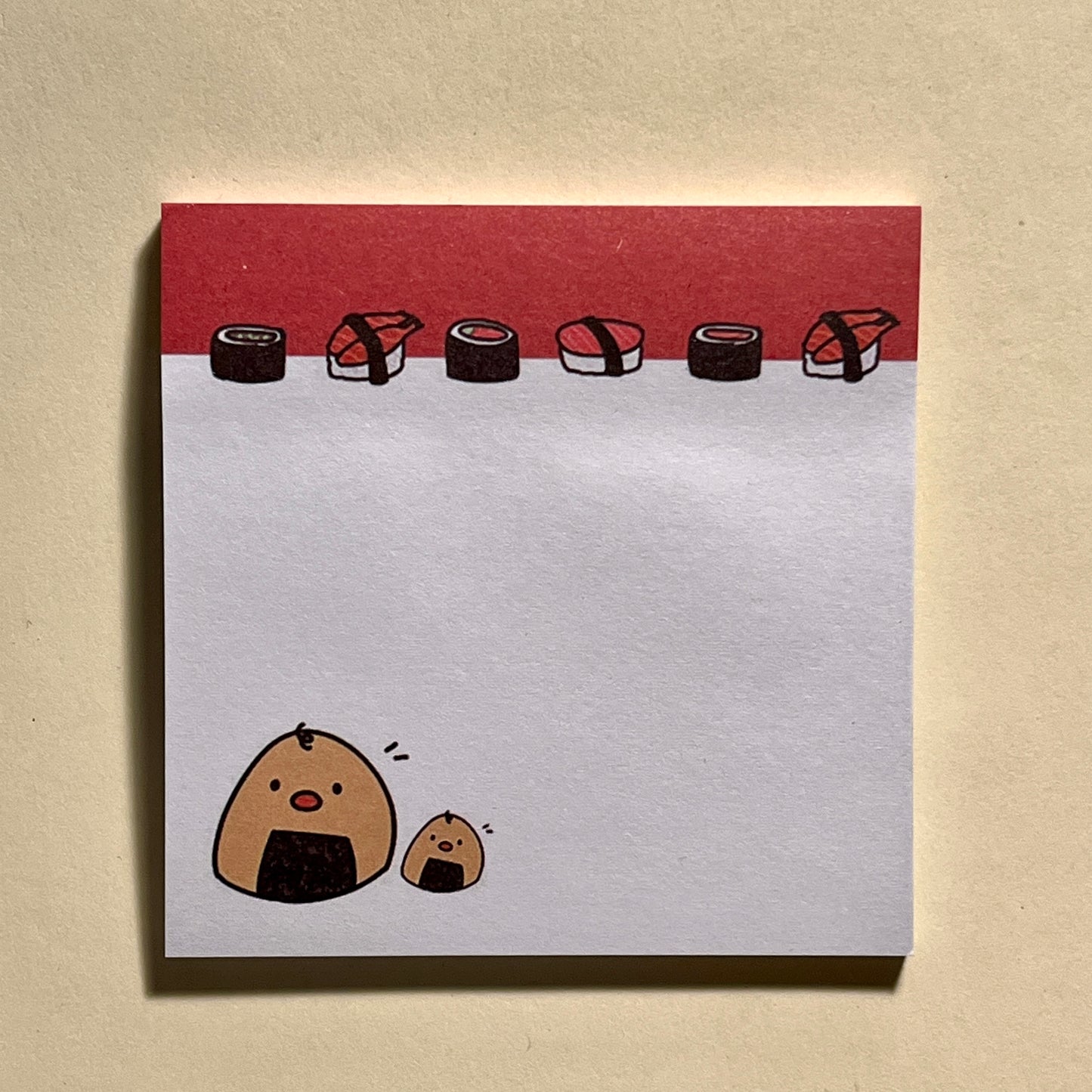 Sushi sticky note