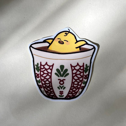 Arabic coffee sticker