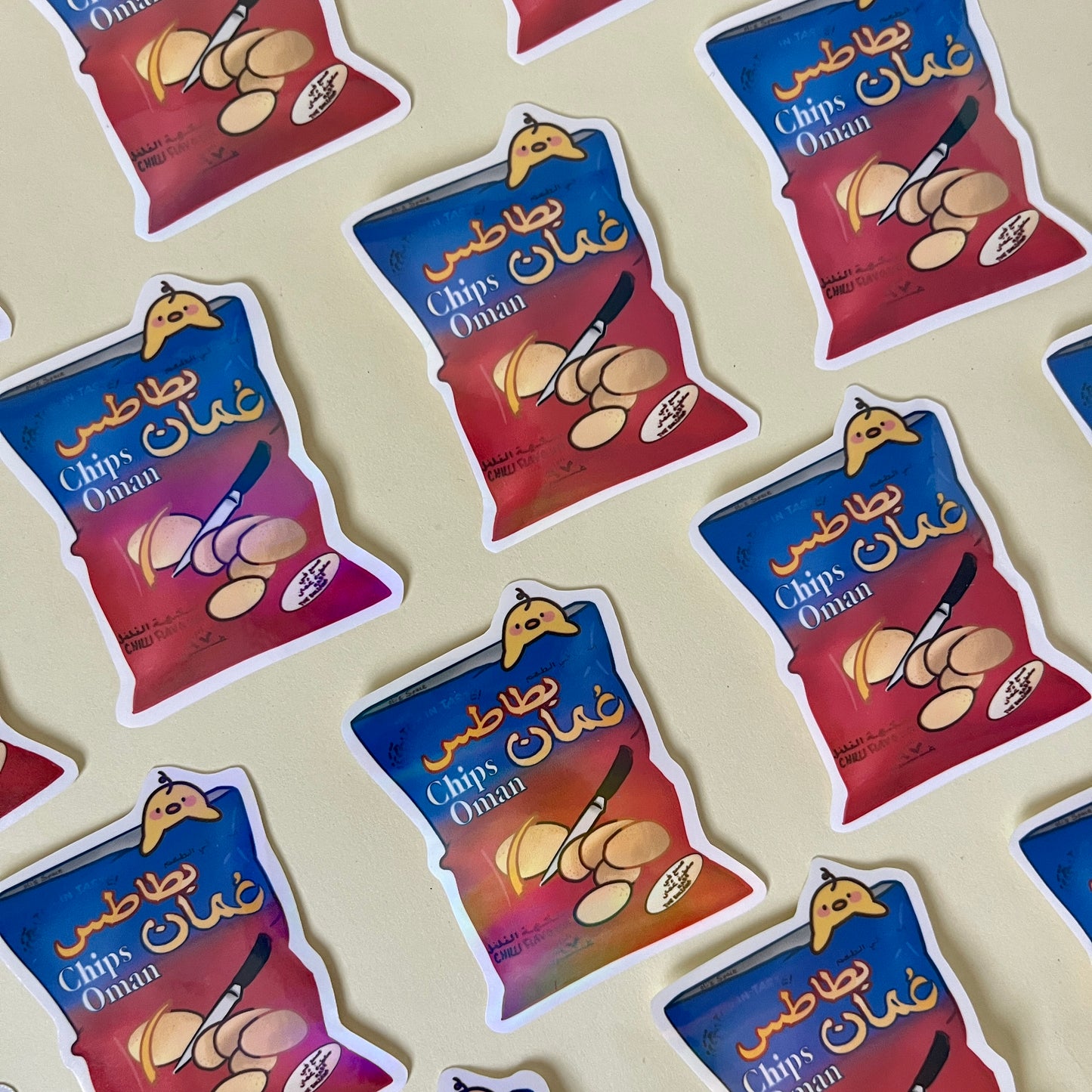 Oman chips sticker